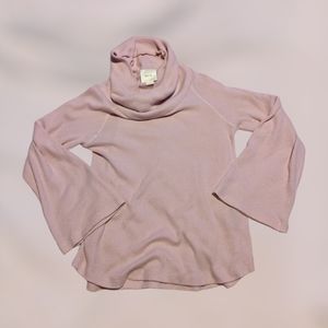 Maeve by Anthropologie Bell Sleeve Cowl Neck Top